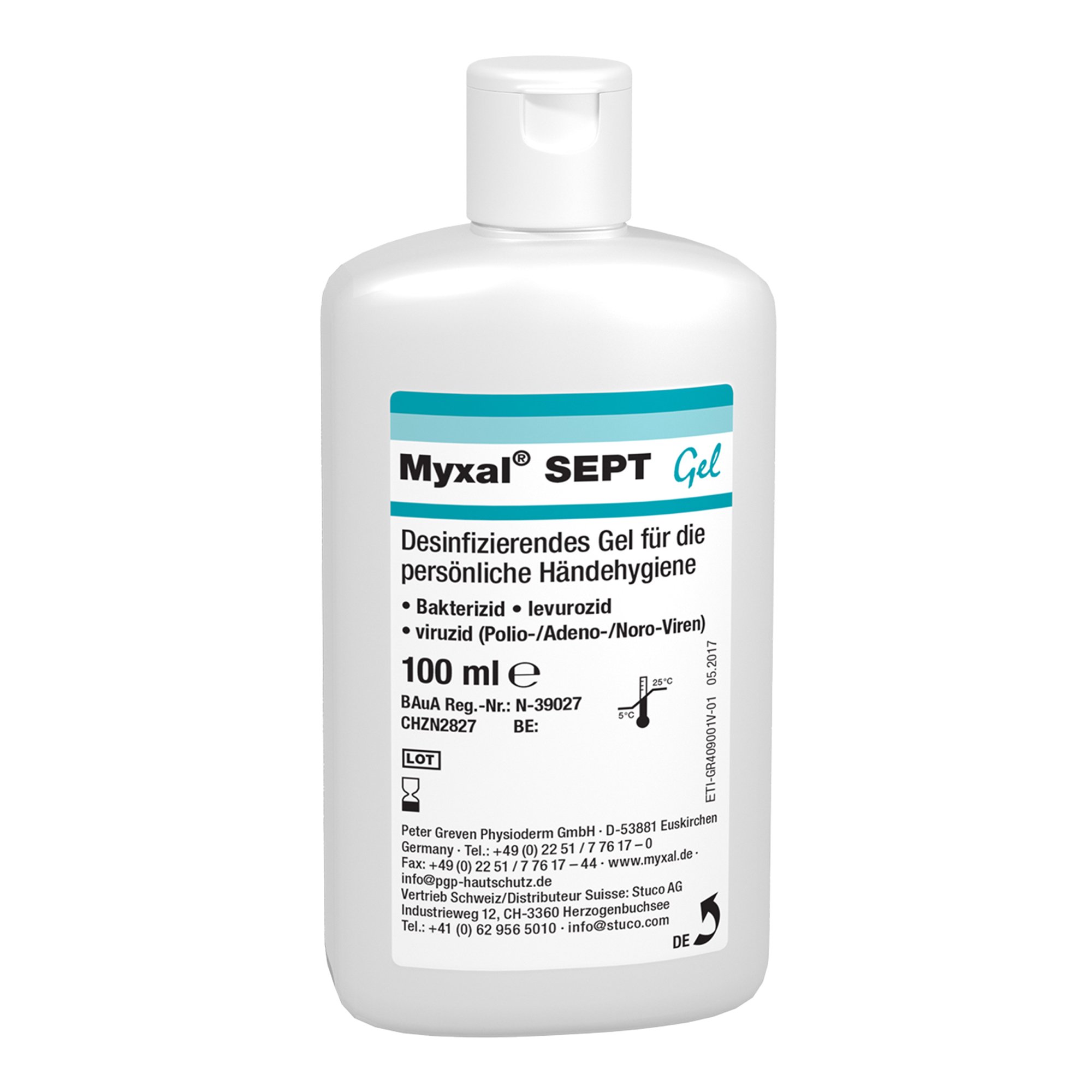 Myxal Sept-Gel Händedesinfektionsgel 100 ml Flasche 13743001-1_1