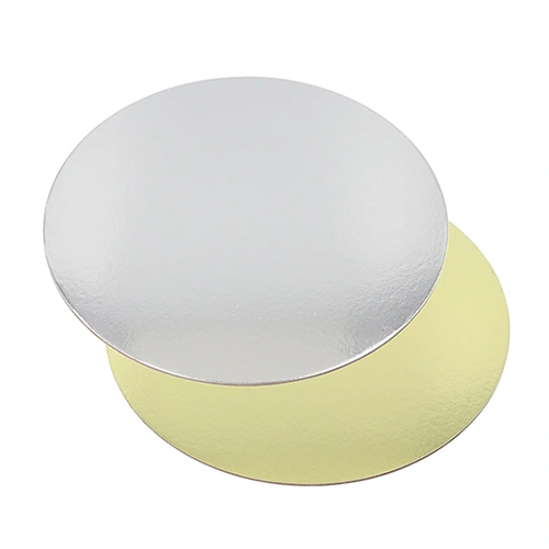 Starpak Tortenplatten rund Ø 28 cm, 0,3 cm gold/silber, 2 x 25 Stück