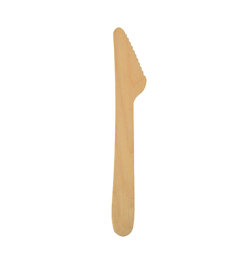 PAPSTAR Messer, Holz "pure" 16,5 cm, 15 x 10 Stück