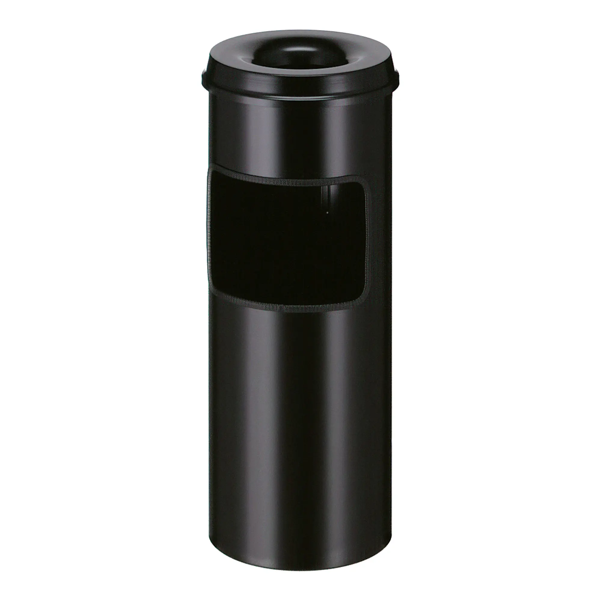 V-Part Ascher-Papierkorb 30 Liter Löscher Einwurföffnung schwarz 31010424_1