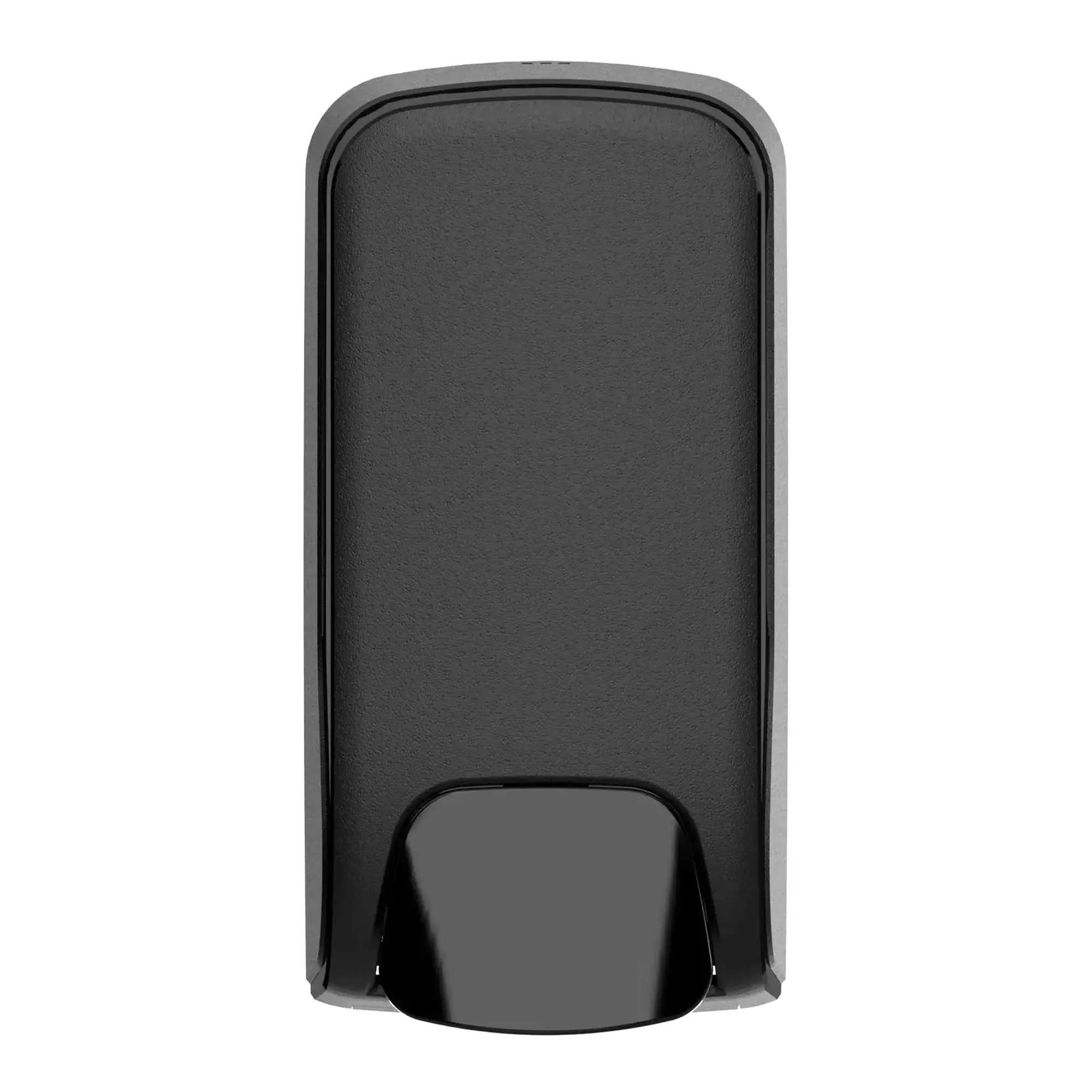 SEMYtop Schaumseifenspender 500 ml Kunststoff in Schwarz, manueller, frei nachfüllbarer Schaumseifenspender aus der Black & White Hygienespender-Linie