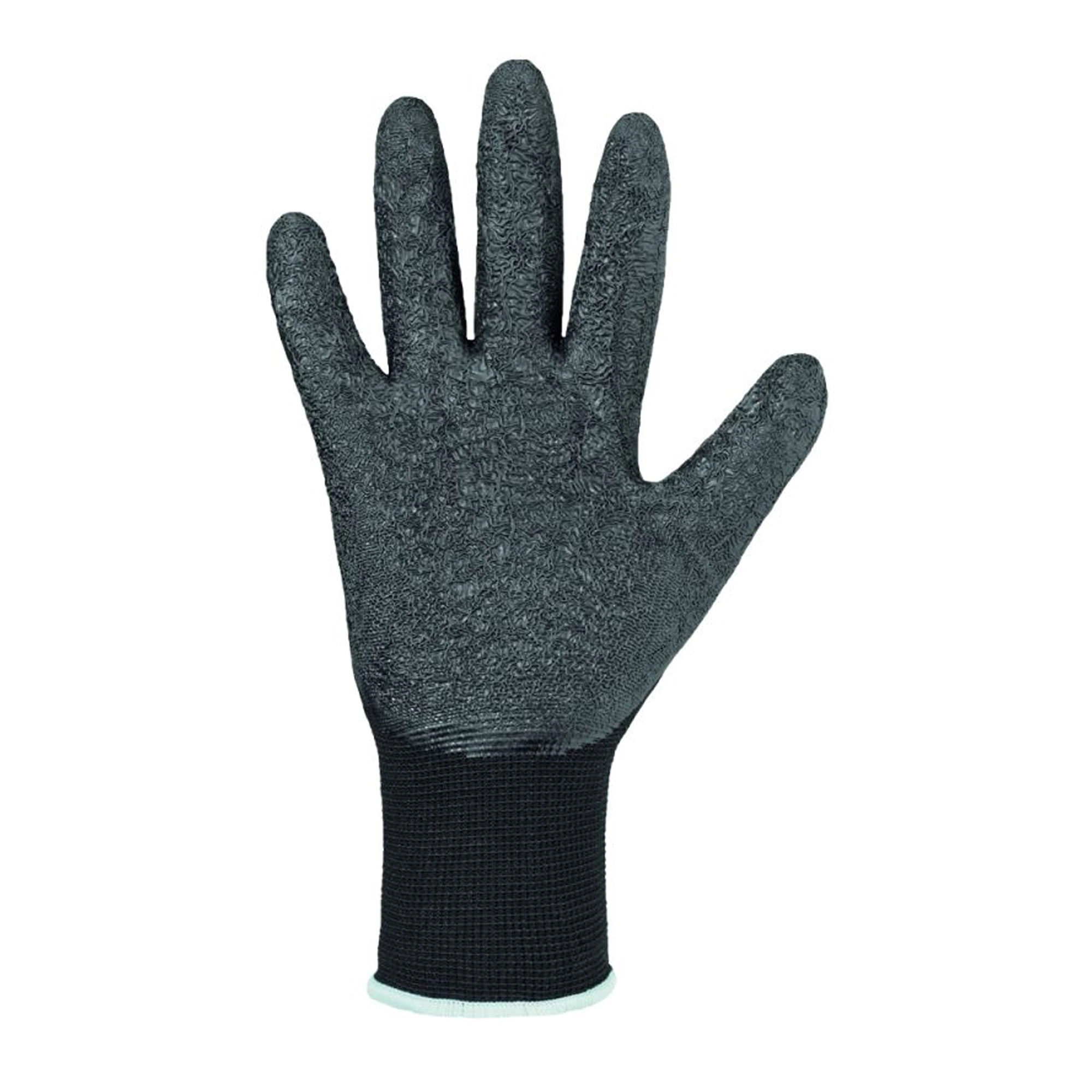 Stronghand Finegrip 0520 Feinstrickhandschuhe mit Latex-Beschichtung schwarz/grau, VE 120 Paar