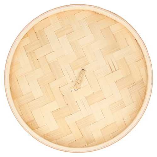 PAPSTAR Dampfgarer Bambus "ASIA" Ø 25 cm, 16 cm 3-teilig, 4 x 1 Stück