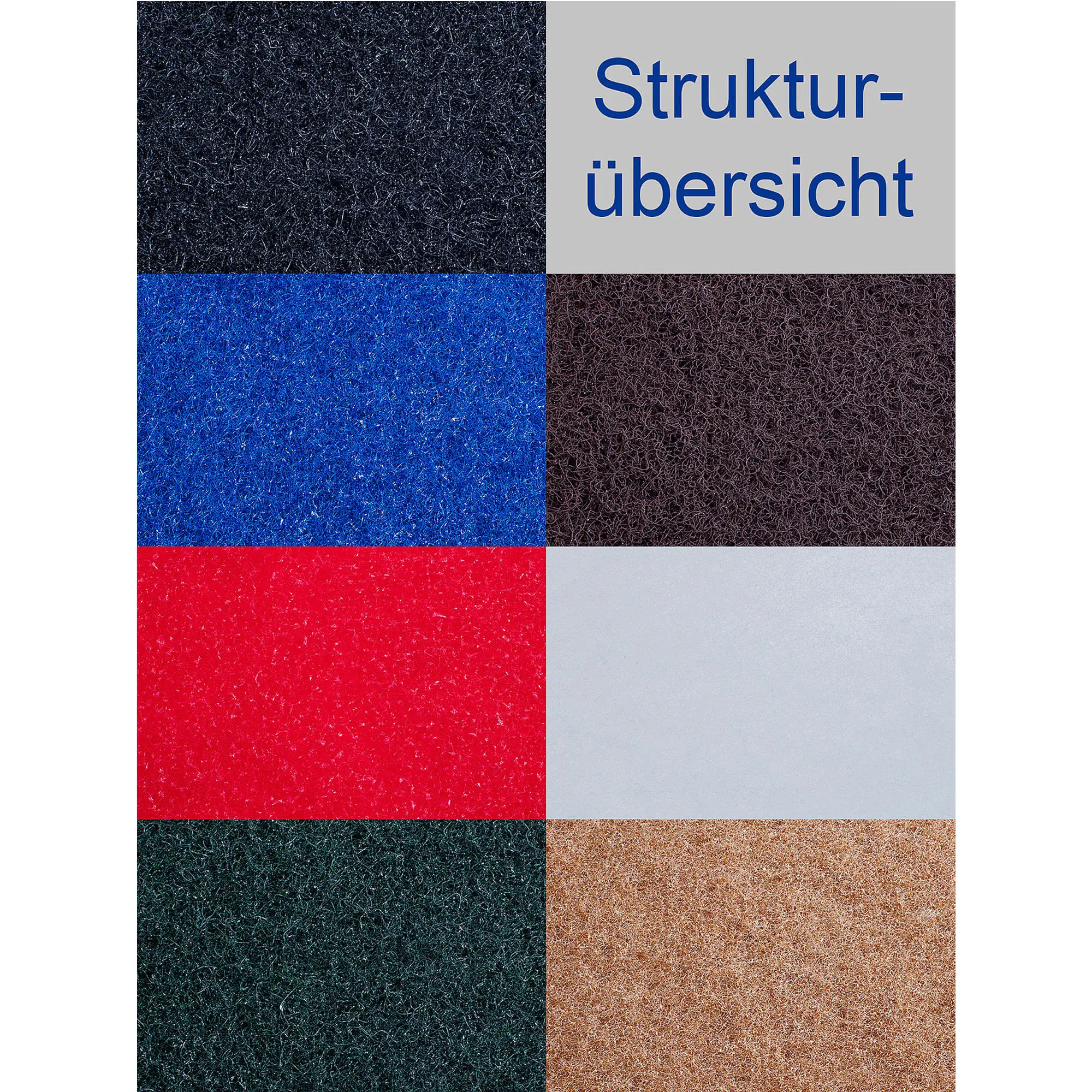 Maschinenpads Superpads 152 mm 6" von Floorstar, Strukturübersicht der verschiedenen Farben und Härten für Scheuersaugmaschinen und Einscheibenmaschinen