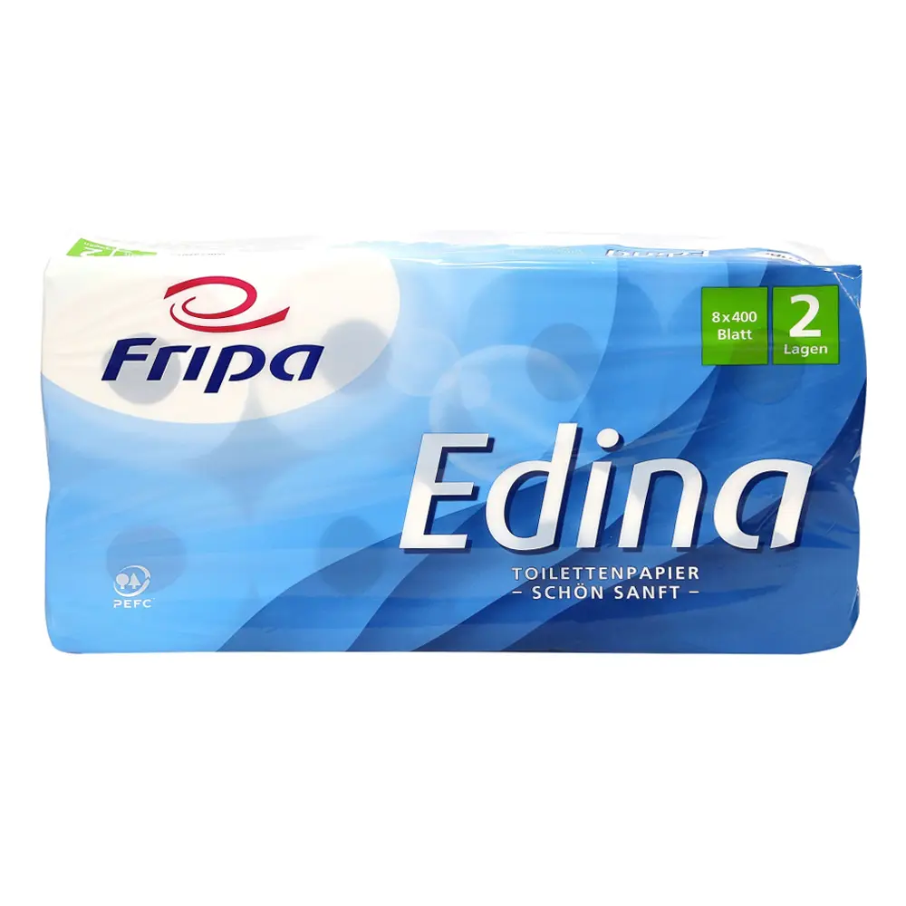 Fripa Edina Toilettenpapier 2-lagig 400 Blatt