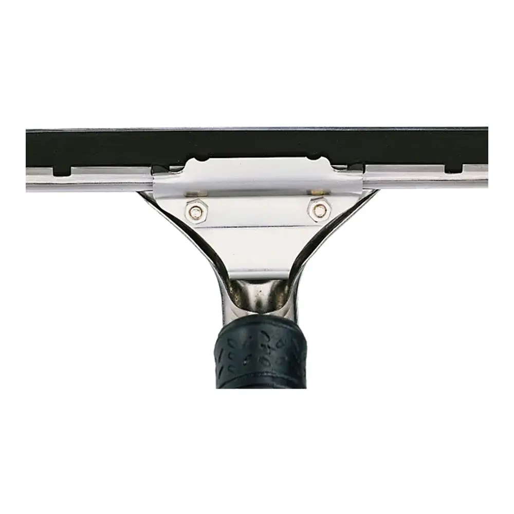 Unger PRO Starter Set 2in1 Glasreinigungsset, 2-teilig – detaillierte Ansicht des Unger S-Fensterwischers mit Edelstahlschiene und Soft-Gummi für streifenfreie Glasreinigung