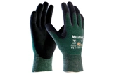 MaxiFlex Handschuhe grün-schwarz mit Nitril-Beschichtung, atmungsaktiv und griffsicher für präzise Montagearbeiten, Art.-Nr. 34-874