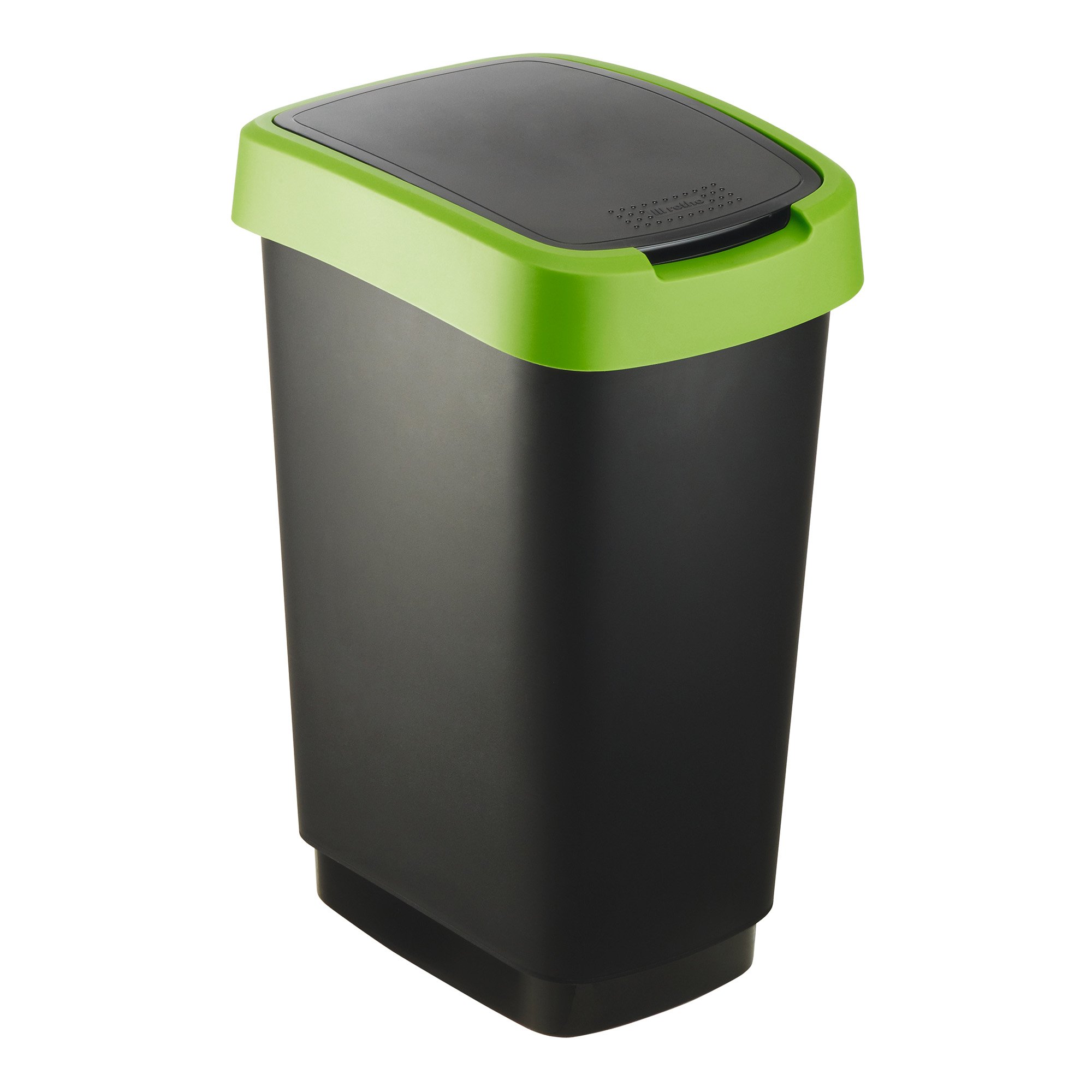RothoPro Twist Abfallbehälter 25 Liter schwarz/grün 59135414_1