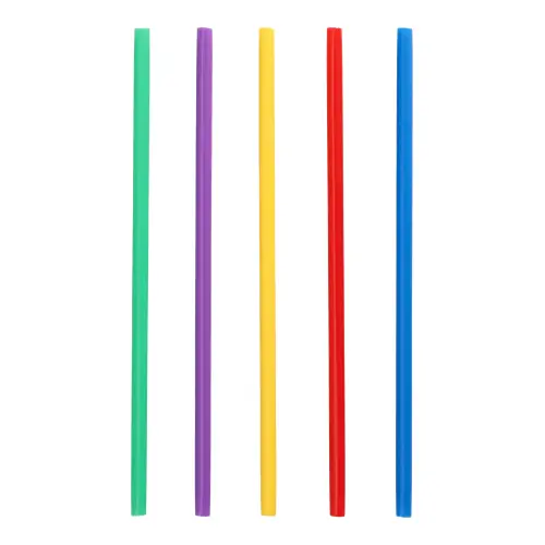 Starpak Mehrweg-Shake-Halme PP Ø 8 mm, 25 cm farbig sortiert, 12 x 100 Stück