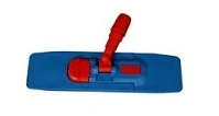 Klapphalter Blau-Rot 40 cm mit Gelenkaufnahme für professionelle Bodenreinigung, Artikelnummer 04080