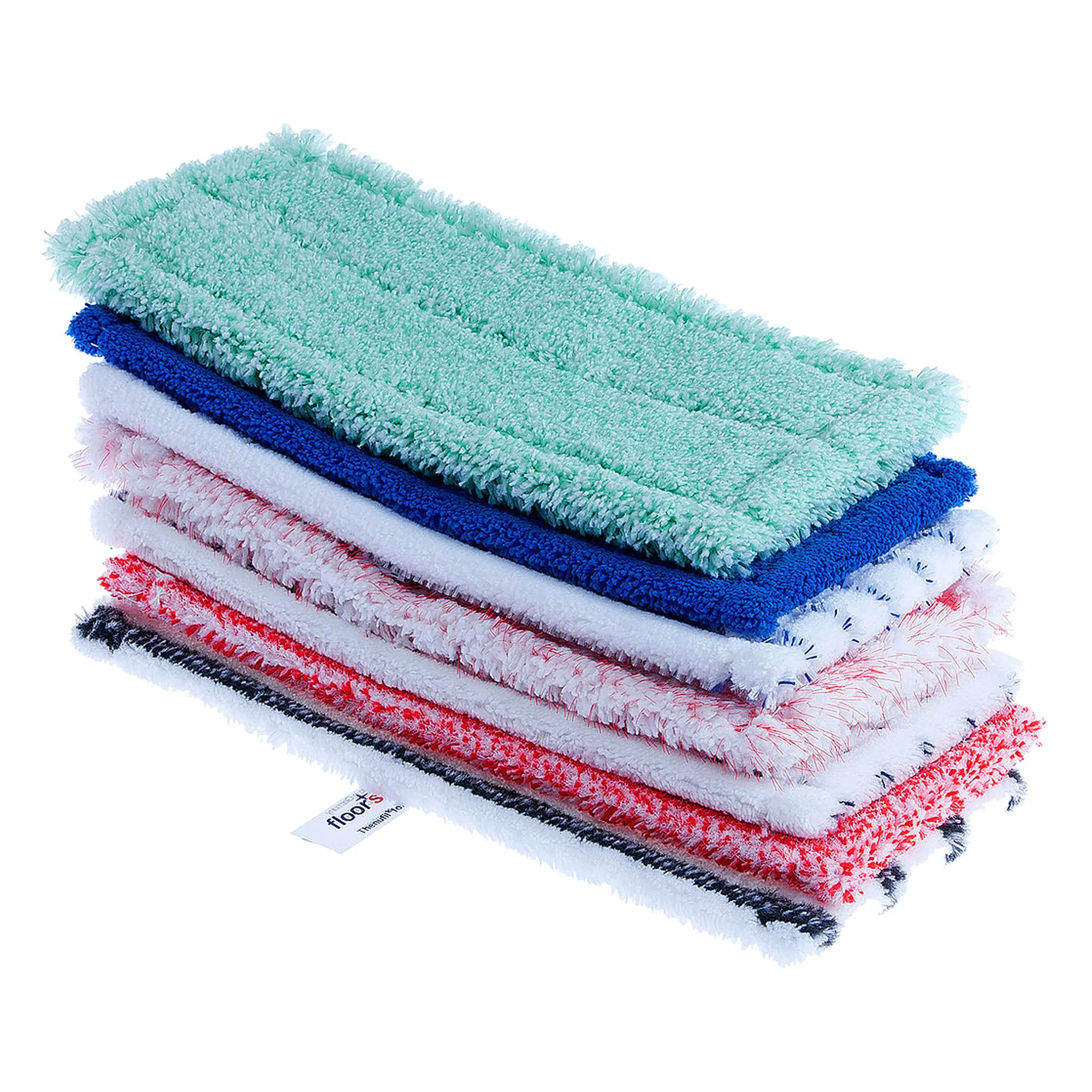 Floorstar Microfaser-Handpads Thenufil 13 x 28 cm in verschiedenen Farben und Velours-Ausführungen für Handpadhalter, Microfaser-Handpads für vielseitige Reinigungsaufgaben
