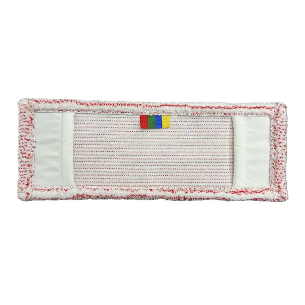 Arcora Excellent rot-weiß FC-Mopp Microfasermopp 40 und 50 cm mit dicht gewebtem Microfaserflor und rotem Leichtläufergarn für effiziente Bodenreinigung