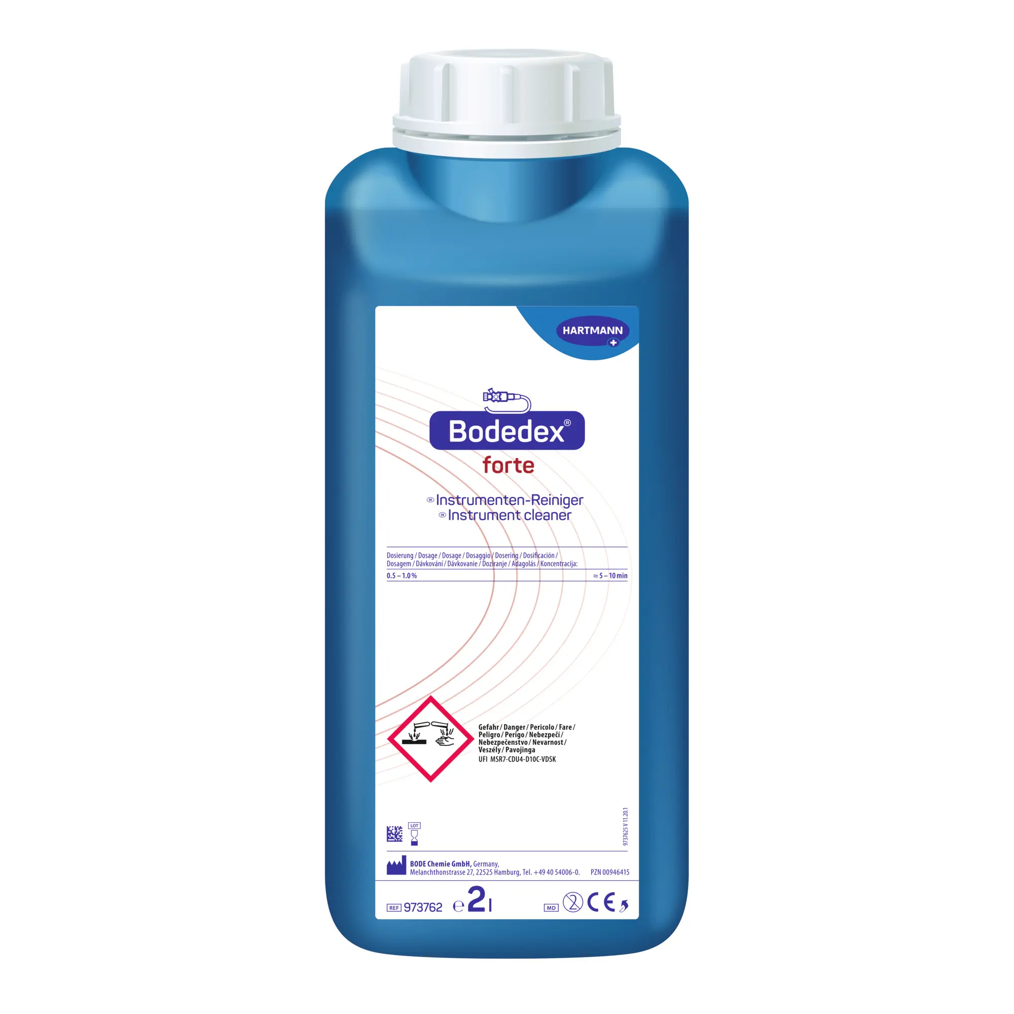 Bode Bodedex forte pH-neutraler Instrumentenreiniger 2 Liter Flaschen 973762_1