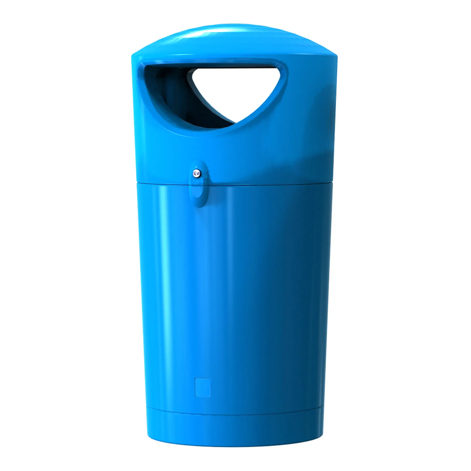 Sarima Metro Hooded Abfallhälter 100 Liter 2 Einwurföffnungen blau 31719235_1