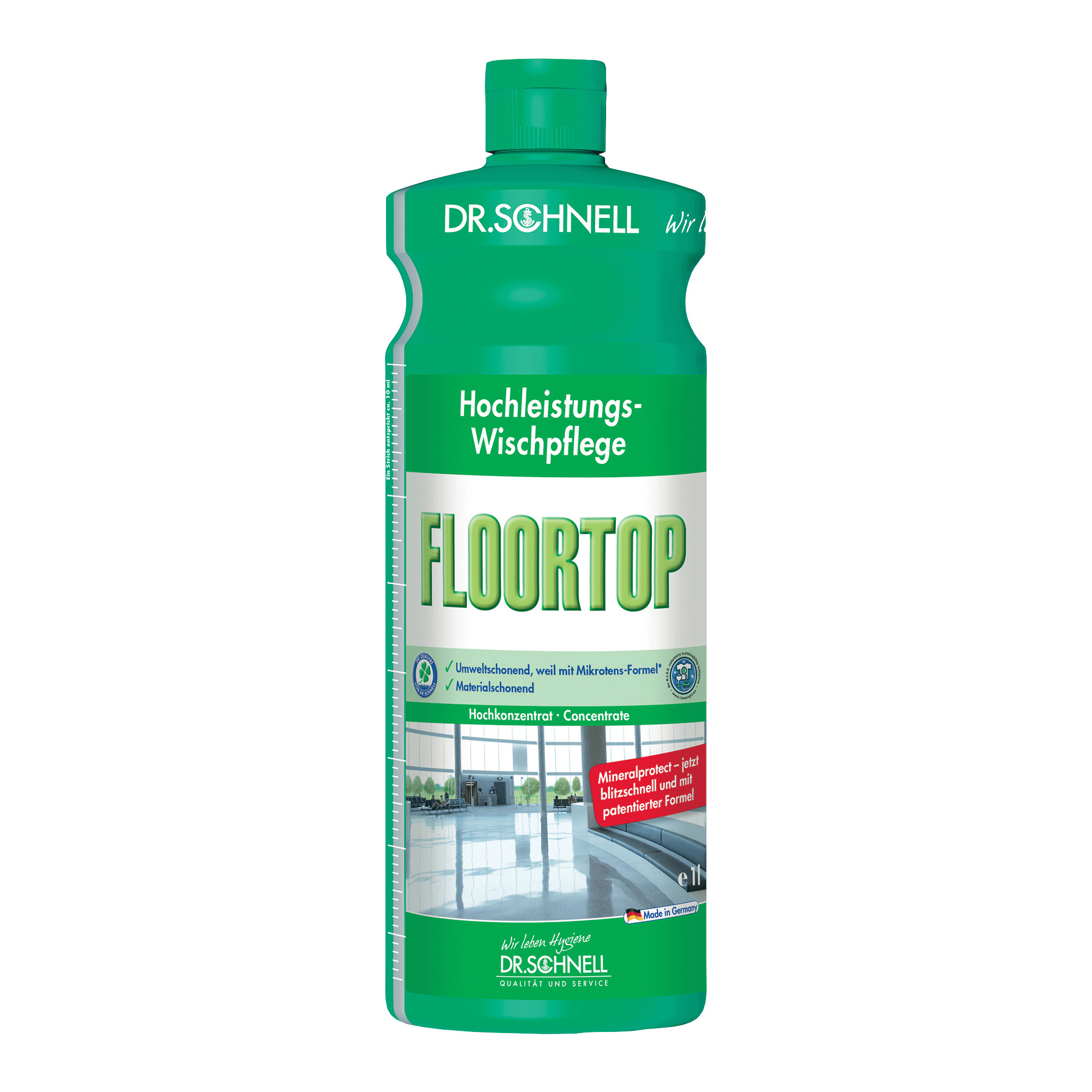 Dr. Schnell Floortop Hochleistungs-Wischpflege 1 Liter Flasche 00157_1