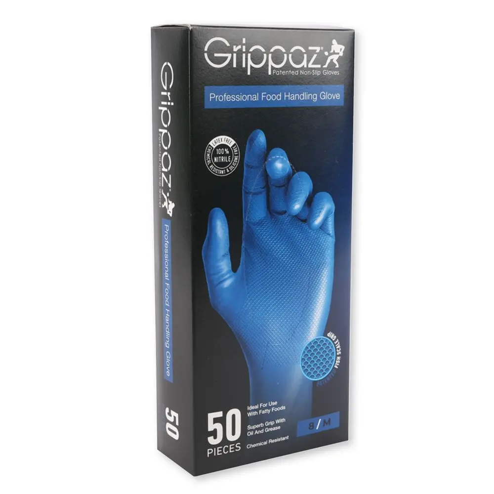 Hygostar Power Grip Long "Extra" Nitrilhandschuhe blau puderfrei, VE 500 Stück
